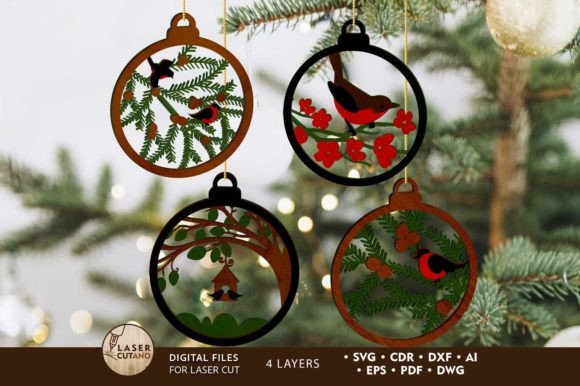 Christmas Birds Bundle: Winter Amp for Branding