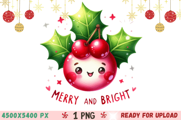 Cute Holly Plant Print Templates Review