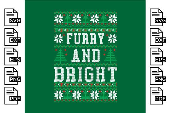 FURRY and BRIGHT Ugly Sweater for Crafts