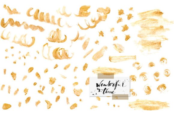 Gold Metallic Design Set: Textures for Crafters