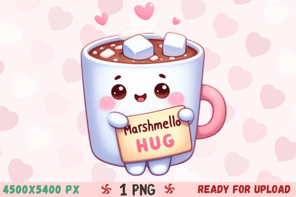 Marshmello Hug: Print Templates for Sellers