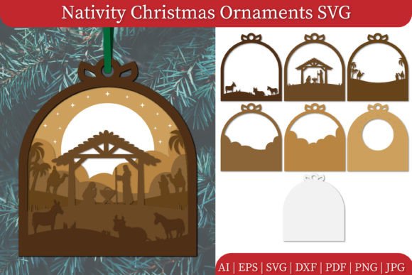 Nativity SVGs for Winter Amp Branding
