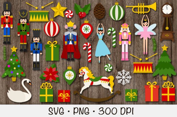 Nutcracker SVG PNG Bundle: Web Elements Review
