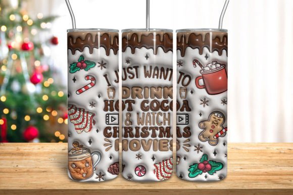 Review: 3D I Just Want to Drink Hot Cocoa Design