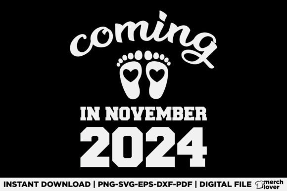 Review: New Baby Coming in November 2024 T-Shirt Design