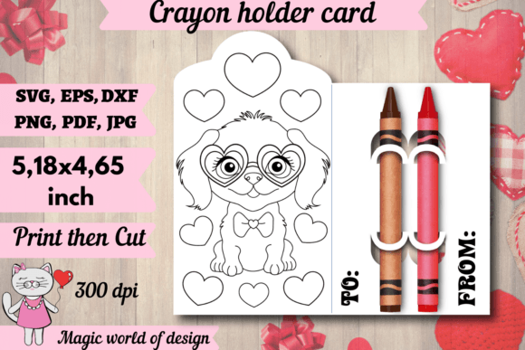 Review: Valentine’s Day Dog Coloring Card Holder