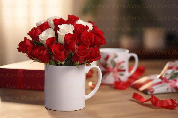 Valentine’s Coffee Mug Mockup for Mugs Amp