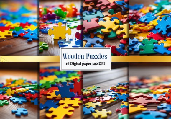 Wooden Puzzles Images: Premium Backgrounds